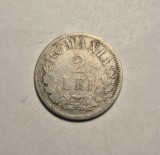 2 lei 1876 Rara