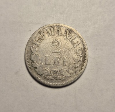 2 lei 1876 Rara foto