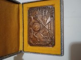 Placheta Bronz Craiova Pelendava - Medalie Mare Numismatica Romania