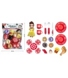 Set Servire Fast Food cu Papusa 21 Piese