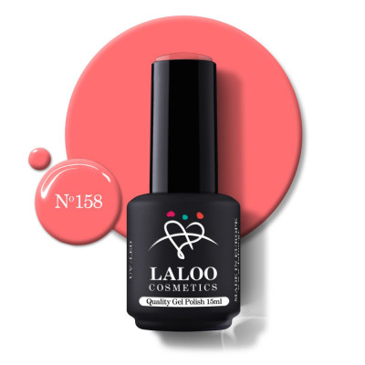 158 Cora Pink Neon | Laloo gel polish 15ml foto