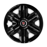 Set 4 capace roti hubcaps fast black R16 Compatibil Cu Range Rover, Autohelix MSA