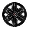 Set 4 capace roti hubcaps fast black R16 Compatibil Cu Range Rover