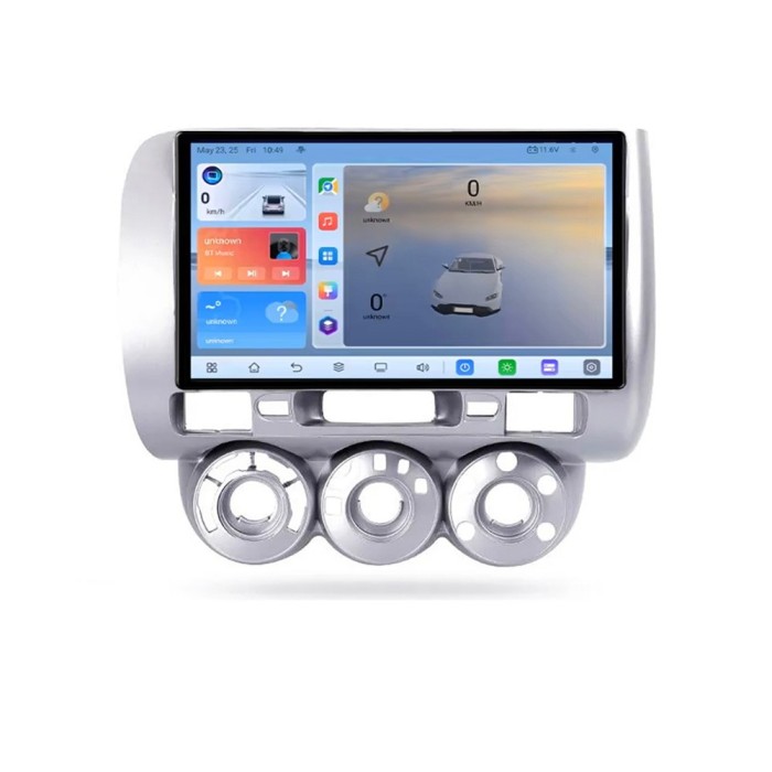 Navigatie Honda Fit Jazz 2004-2008 Android ecran Qled 2K Octa core 8+128 Kit-jazz+EDT-E409V3 CarStore Technology