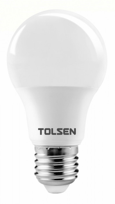 Bec LED , E27, 7 W, 6500K, Tolsen