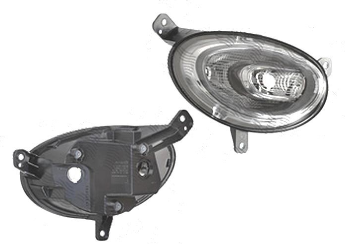 Lampa semnalizare fata cu Proiector de zi , Daytime running Fiat 500x, 04.2015-, fata, Dreapta, cu Proiector de zi , Daytime running; P21W+PY21W; far