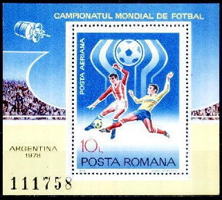 C1608 - Romania 1978 - Fotbal bloc neuzat,perfecta stare foto