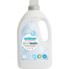 Detergent Ecologic Lichid pentru Rufe Albe si Colorate Sensitiv Sodasan 1.5L