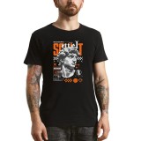 Tricou Barbati, influente greco-romane, negru, marime L