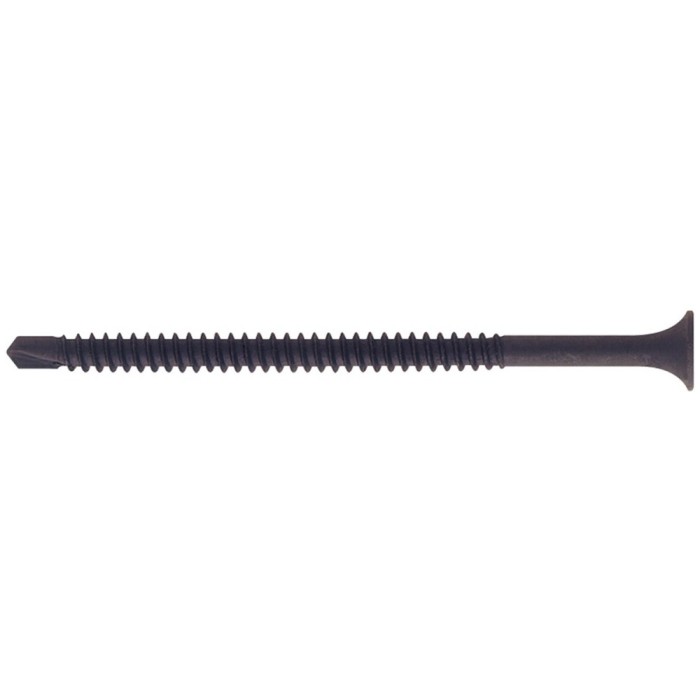 Surub gips carton autoperforant Friulsider, cap inecat cruce, din otel fosfatat negru, 3.5 x 25 mm, set 50 bucati