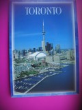 HOPCT 7451 TURNUL TV SI PORTUL TORONTO-ONTARIO -STAMPILOGRAFIE-CANADA-AMERICA DE NORD -CIRCULATA