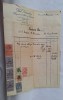 Paul Kamerling magazin si atelier de blanarie - Calea Victoriei - Factura pentru haina astrahan, document vechi din anul 1940
