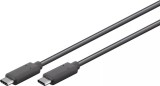 Cablu USB Type C Generatia 1 tata-tata 1.5m negru GOOBAY