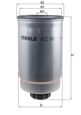 MAHLE KC 90 filtru combustibil foto