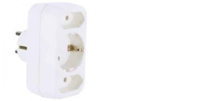 Multistecker 2xEURO + 1xCEE7/3 alb foto