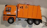 Bruder Camion gunoi 45 cm lungime jucarie rezistenta vehicul curte masinuta