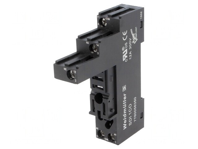 Stativ pentru șină DIN 80,2mm 300VAC