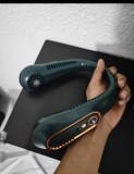 Ventilator Portabil Gat, Acumulator 2000mAh, 5 Viteze, USB, Verde