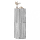 VidaXL Dulap de bucătărie, gri sonoma, 38x41,5x131,5 cm lemn prelucrat