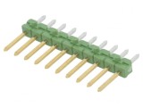 Conector pini tată 10 pini drept 2,54mm AMPMODU MOD II, TE Connectivity