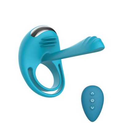 Inele vibratoare - ToyJoy Batul Pasiunii Inel de Penis cu Telecomanda Creste Stimularea si Intensifica Momentele Intime foto