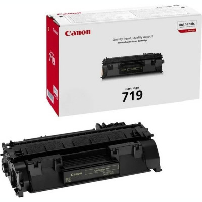 Toner Original Canon Black CRG-719 pentru LBP 253X|6300|6310|6650|6670|6680|251|252|MF-5840|5880|5940|5980|6140|6180|411|416|418|419 2.1K incl.TV 0.8 foto