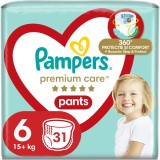 Pampers Premium Care Pants Size 6 scutece de unică folosință tip chiloțel 15+ kg 31 buc