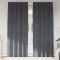 vidaXL Perdele cu perdele 2 pcs Gri deschis 140 x 225 cm Catifea 4107290