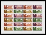 Cumpara ieftin ✅ URSS / Rusia 1988 " V.I. Lenin 118 de la nastere / cladiri ce ii poarta numele " , RARĂ ! coala de 6 serii , Mi. 5817/5820 , MNH