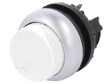 Comutator apăsare 22mm Alb Stabil