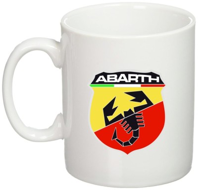 Cana alba personalizata &amp;quot;Abarth&amp;quot;, INOVATIX&amp;reg;. 330ml foto