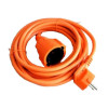 Cablu prelungitor Well, 5 m, 1.5 mm, IP20, Portocaliu