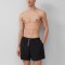 s.Oliver Pantaloni scurti barbati pentru inot, Regular fit, Negru, S