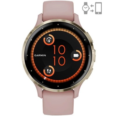 Ceas Garmin Venu 3S Pink Dawn/Soft Gold foto