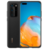 Husa Silicon Neagra Huawei P40 Pro, Protectie Camera, Antiderapanta