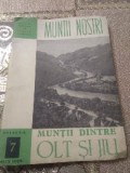 F. Munții Noștri Olt și Jiu harta 40cm 60cm