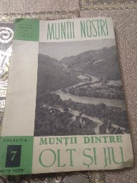 F. Munții Noștri Olt și Jiu harta 40cm 60cm foto