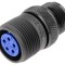 Conector Circular 14S 97 Aluminiu Negru