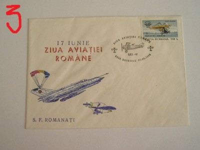 D11 - 1996 - tematica aviatie - Romania foto