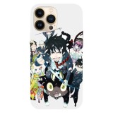 Husa compatibila cu Apple iPhone 13 Pro Max model Blue Exorcist Team, Silicon, TPU, Viceversa, Transparent, Carcasa