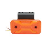 Lampa gabarit laterala LED galbena 12V-24V cu suport, 2 functii X NEON