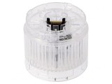 Semnalizator LED Alb 24VDC IP65 &Oslash;60x50mm