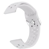 Curea din silicon, compatibila Garmin Vivoactive 4, telescoape Quick Release, 22mm, Gri, Very Dream
