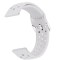 Curea din silicon, compatibila Garmin Vivoactive 4, telescoape Quick Release, 22mm, Gri