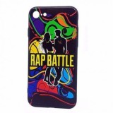 Husa Apple iPhone X Multicolor Mesaj Battle, Flippy