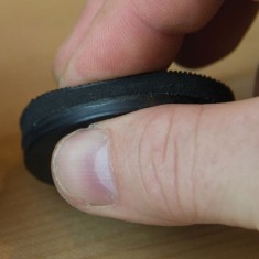 Suport cu arici velcro - dia. 50 mm