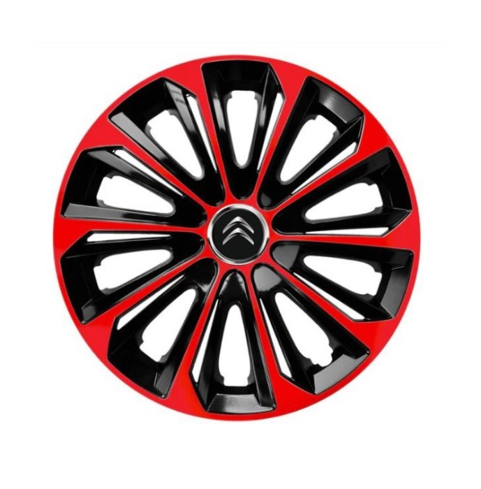 Set 4 capace roti Extra Strong Red R16 pentru gama auto Citroen