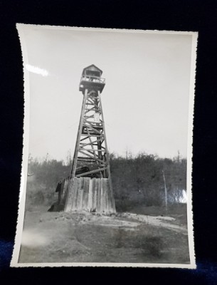 SONDA NR . 61 , LOCALIZARE NECUNOSCUTA , FOTOGRAFIE PE HARTIE LUCIOASA , PERIOADA INTERBELICA foto