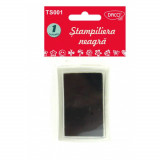 Tusiera Neagra pentru Stampile Netusate DACO, Dimensiune 5x7.5 cm, Tusiera Stampila, Tusiera Neagra, Tusiera Stampile, Tusiera Stampile Netusate, Tusi