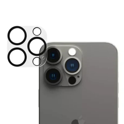 Folie Protectie Sticla Camera Mobico pentru iPhone 15 Negru foto